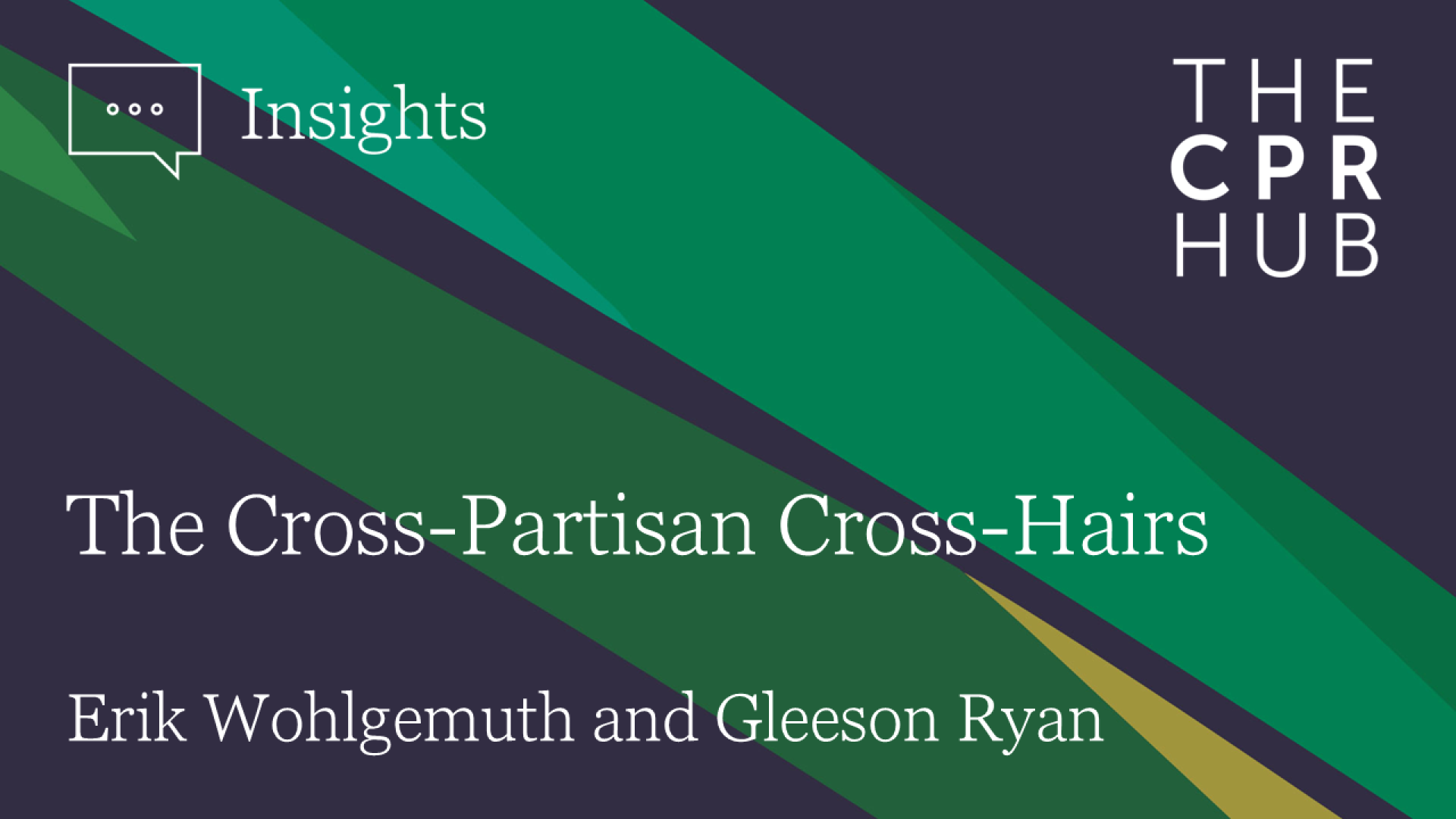 Cross-Partisan Cross-Hairs