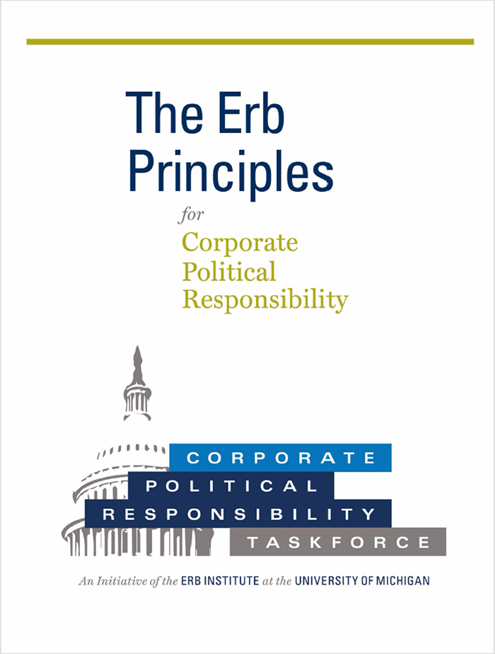 Cover of The Erb Principles document